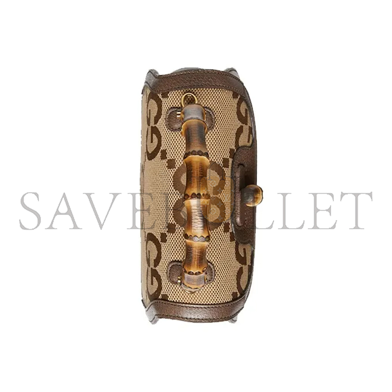 GUCCI BAMBOO 1947 JUMBO SMALL TOP HANDLE BAG 675797 (21*15*7cm)
